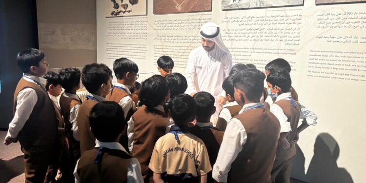 Sharjah Indian School Students Explore UAE’s Rich History at Archaeology Museum