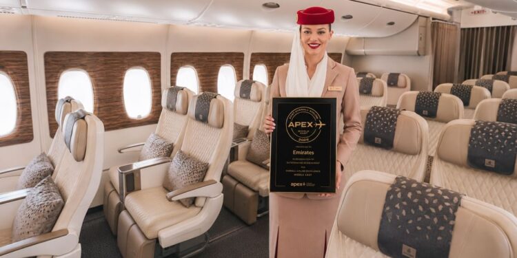 Emirates Named Best Overall Airline in the Middle East at 2026 APEX Awards