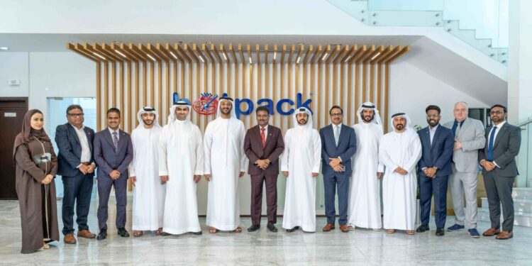 UAE Economy Minister Abdullah bin Touq Al Marri Visits Hotpack’s Mega Factory at National Industries Park