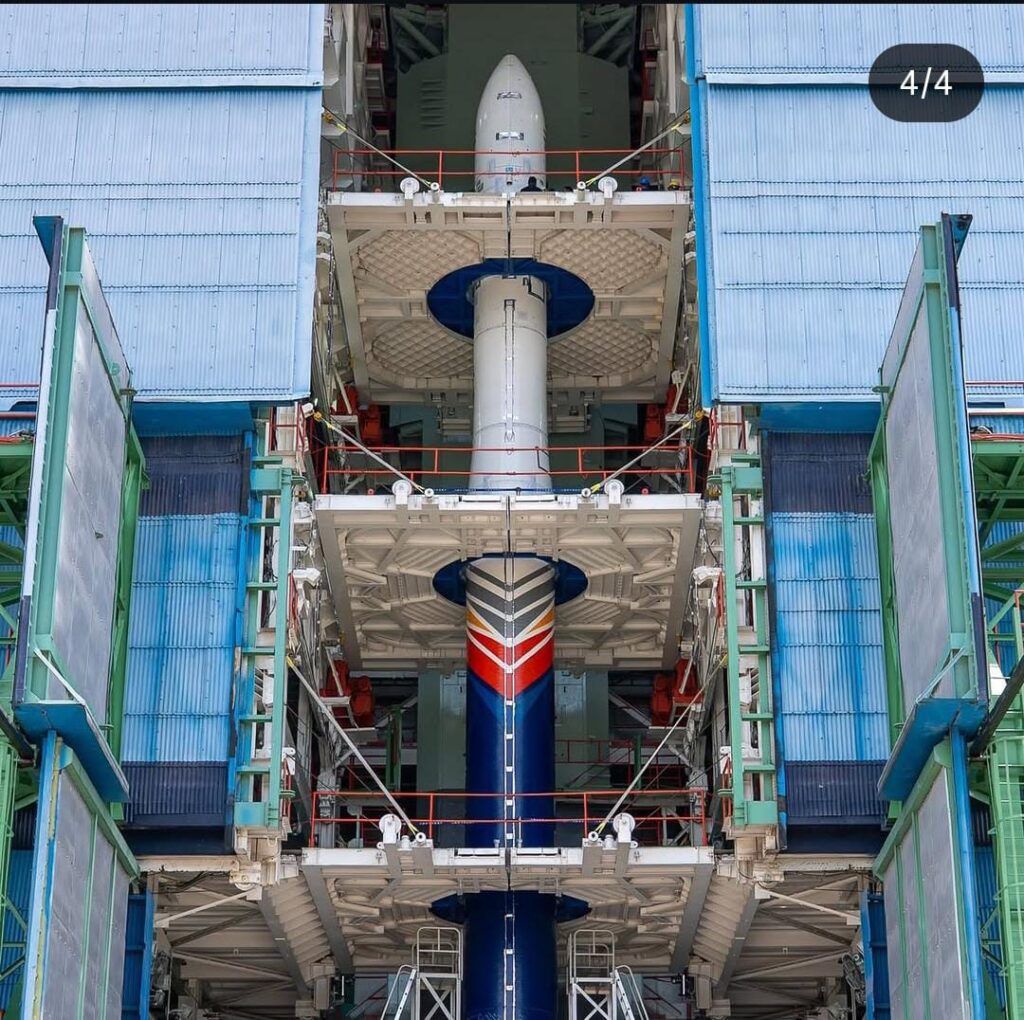 The Vikram-S rocket developed by Skyroot Aerospace lifting off from the Satish Dhawan Space Centre launchpad in Sriharikota.