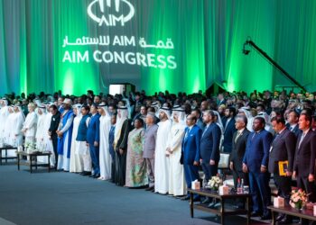 The 15th AIM Congress 2026 opens at Dubai World Trade Centre. LuLu Group Chairman Yusuff Ali and Indian state delegations explore trade and investment ties.