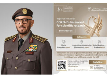 GDRFA Dubai opens submissions for the second edition of its Scientific Research Award. Researchers and institutions worldwide can apply across 3 categories by Oct 15.