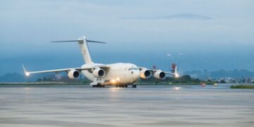 The UAE has landed a third relief aircraft in Kathmandu, delivering Dubai Police search teams and supplies to bring total aid to 148 tonnes after Nepal floods.