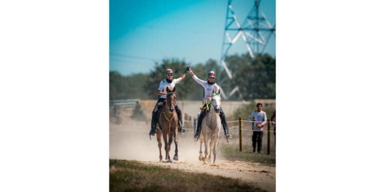 UAE riders led by Salem Hamad Malhoof Al Kitbi secured individual and team gold medals at the 120km FEI World Endurance Championship in Portugal.