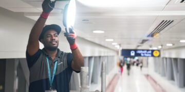Dubai's RTA completes 40% of its Metro lighting overhaul, replacing 17,880 fixtures with LEDs to slash annual power consumption by 14 million kWh by 2027.
