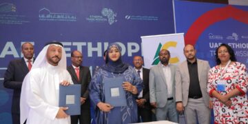 The Sharjah Chamber and Addis Ababa Chamber sign an institutional pact to expand UAE-Ethiopia investments in industry, logistics, and agribusiness.