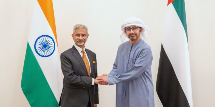 Sheikh Abdullah bin Zayed and Indian External Affairs Minister Dr. S. Jaishankar meet in Abu Dhabi to evaluate trade, investments, and regional issues.